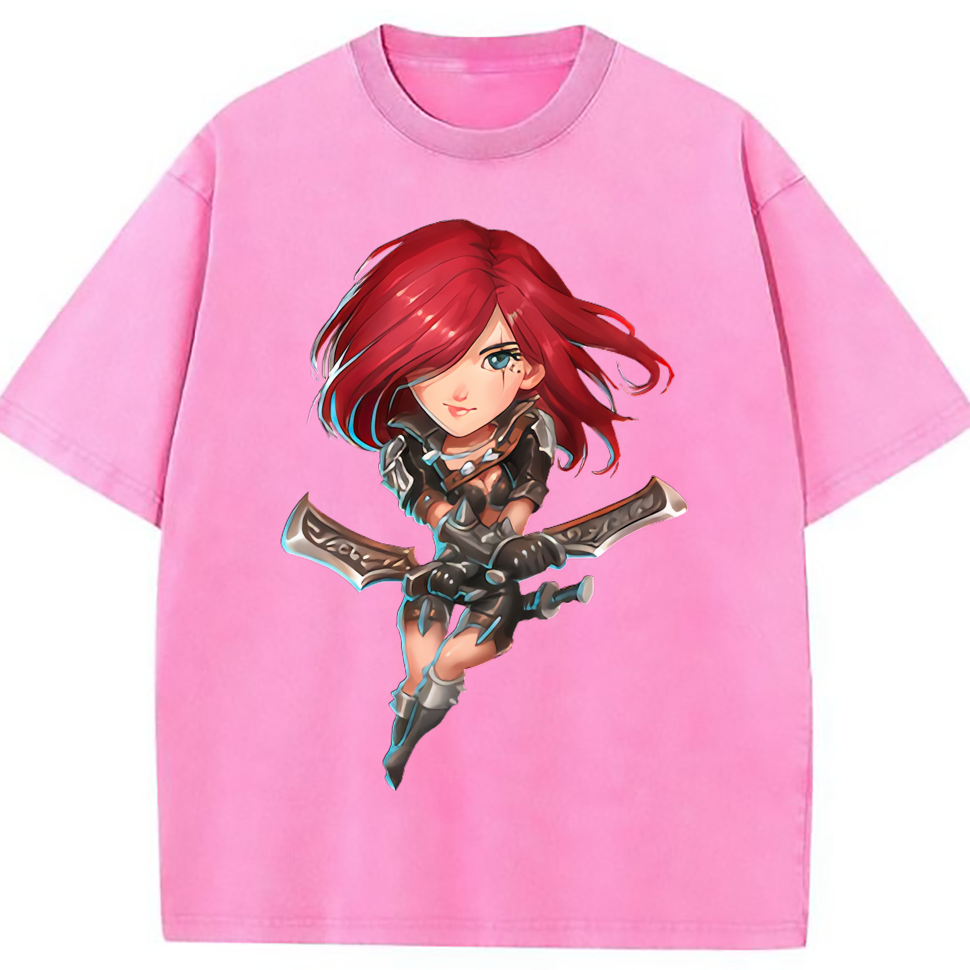 （画像用） リーグ・オブ・レジェンド League of Legends LOL 綿100% ヴィンテージ風 半袖Tシャツ（フロントプリント）